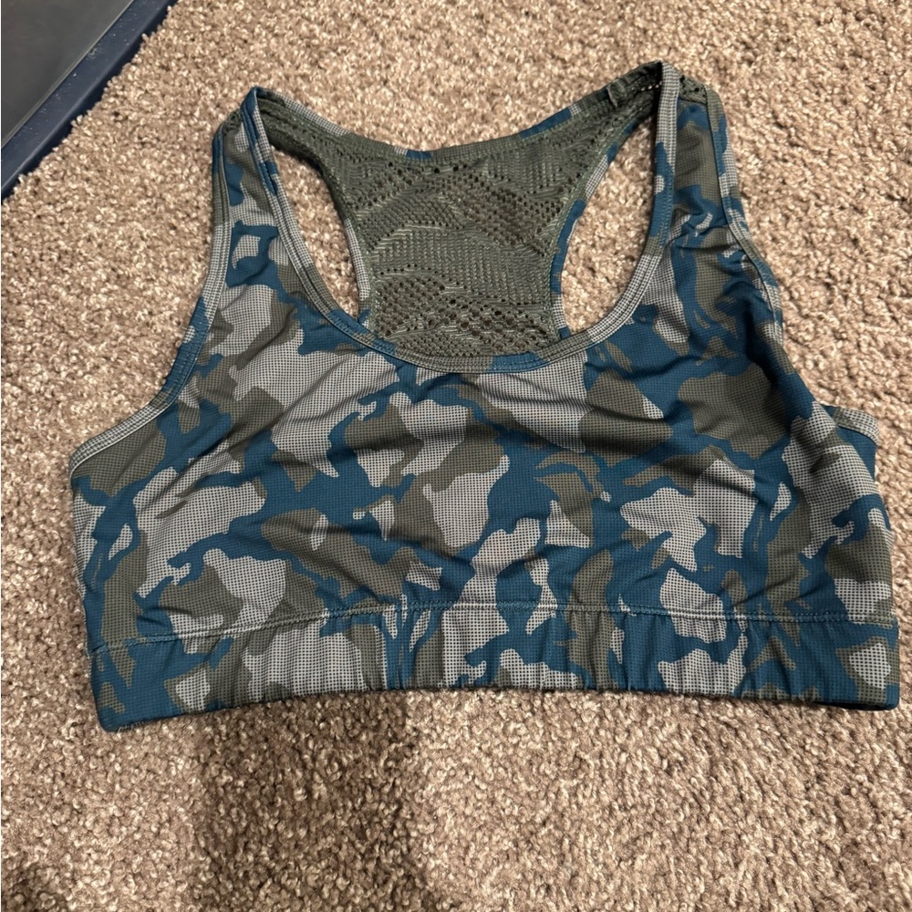 Camo Print Sports Bra